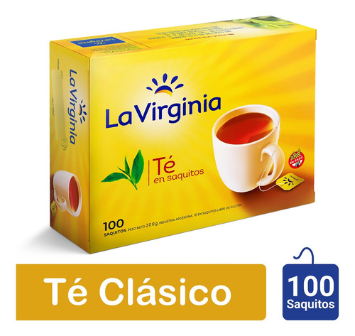 Te En Saquitos La Virginia Clasico X 100 Sobres