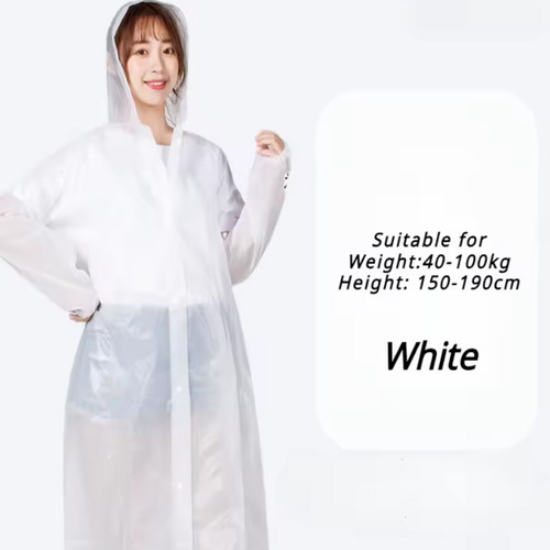 Poncho De Lluvia Impermeable Grueso Y Portátil