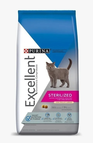 Alimento Para Gato Excellent Esterilizado Castrado 7,5 Kg