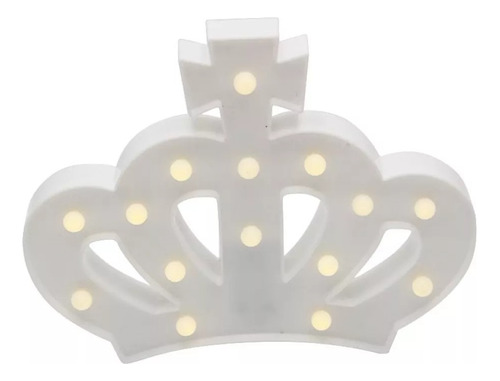 Lámpara Led Corona Pilas Candy Bar Decorativo Para Niños