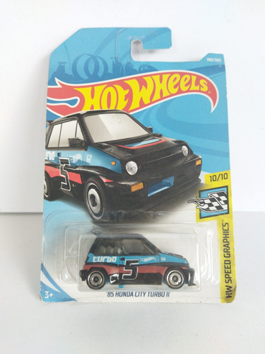 Hot Wheels 85 Honda City Turbo Ii Negro Turbo 190/365