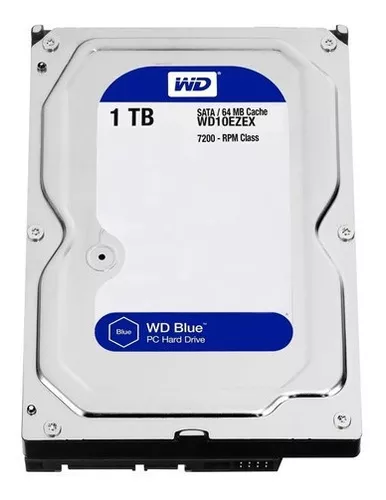 Acompañar compilar estático Disco Duro Interno 1tb Western Digital Blue 7200rpm 3.5 Sata Iii Wd10ezex