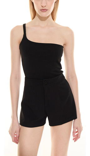 Top Remera De Un Solo Hombro Mujer