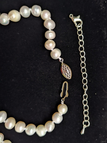 Conjunto Pérolas Akoya: Colar, Pulseira, Brincos + Cx Veludo