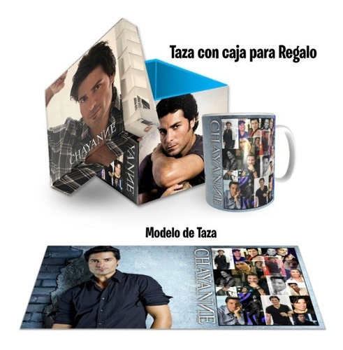 Taza Con Caja Para Regalo, Modelo Chayanne, Con Envio