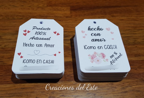 Imagen 5 de 8 de Tags Etiquetas Personalizadas Emprendedores Con Frases X 20