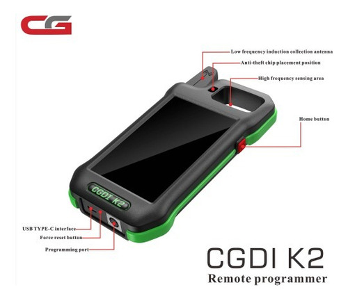 Programador Y Clonador De Llaves Cgdi K2 Id48 Id49 Id94 4d