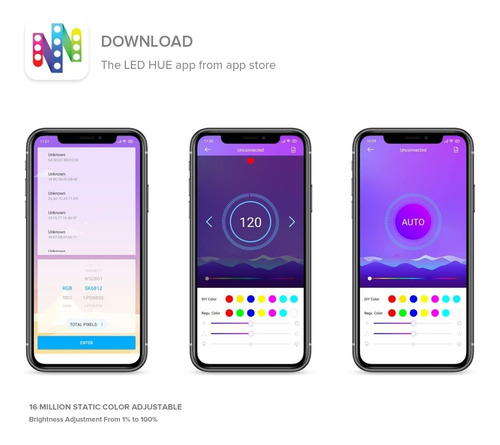Controladora Rgb Bluetooth Pixel Led Magic Ws2811 Ws2812 App