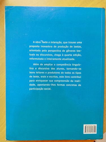 Texto E Interação: Uma Proposta De Produção Textual A Partir De Gêneros E Projetos - William Cereja, Thereza Cochar