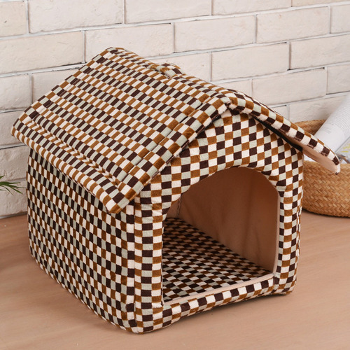 Cojín De Cama B Dog House Pet Dog House Con Estampado Keep W