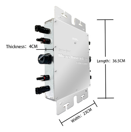 1200w 120v Micro Inversor Mppt Pura Onda