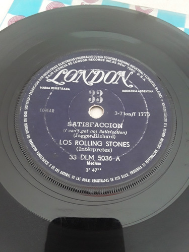 The Rolling Stones - Satisfaction - Single Vinilo / Kktus