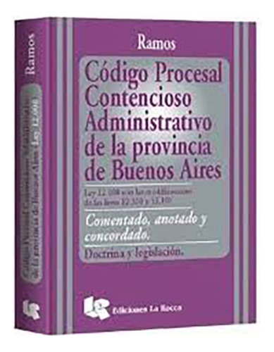 Codigo Procesal Contencioso Administrativo De La Provincia D