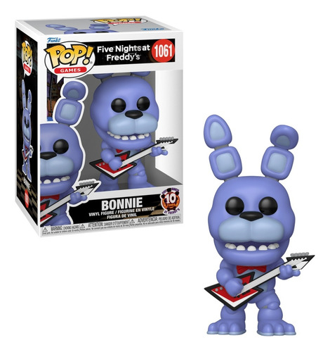 Boneco Funko Pop! Five Nights At Freddys 10 Anos - Bonnie