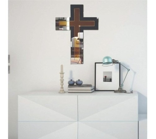 Espelho Decorativo Cruz - 20x30 - Lançamento