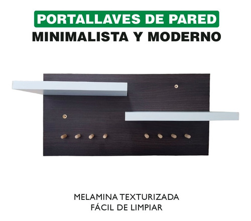 Imagen 4 de 10 de Porta Llaves Y Organizador Armable Para Pared Robledaka.2067