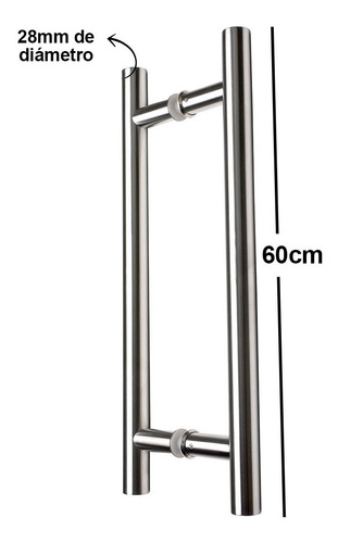 Manillón O Tirador Para Puertas De Madera Principales - 60cm