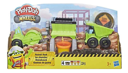 Play-doh Wheels Hasbro Set Grava Y Pavimento Verde