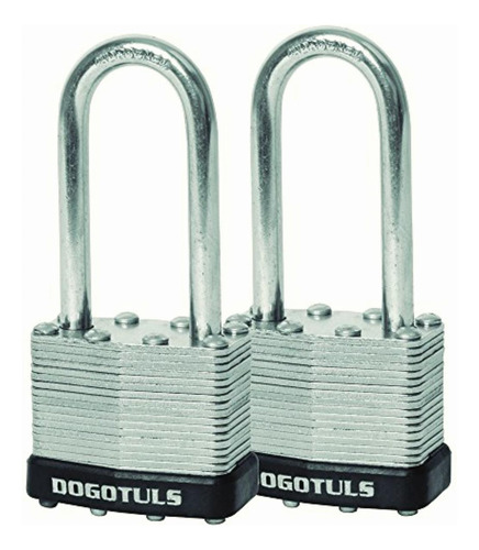 Dogotuls Sh9043 Juego De Candados Laminado, 40 Mm, Gancho