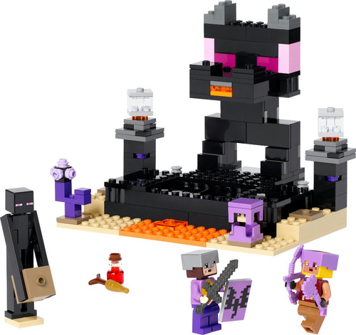 Kit De Construcción Lego Minecraft Combate En El End 21242