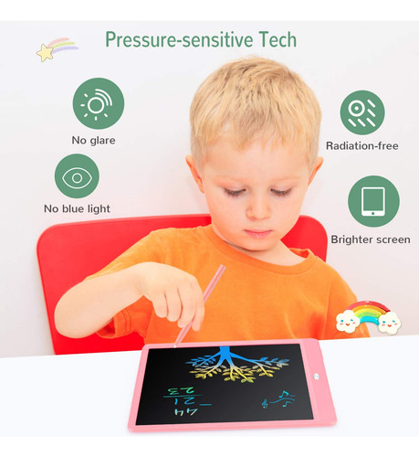 Tableta De Escritura Lcd Tekfun Doodle Board De 10 Pulgadas,