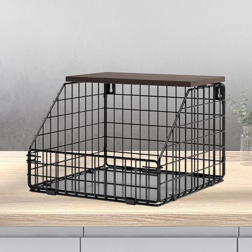 Cesta De Alambre Apilable Para Encimera De Cocina, 30 X 30,5