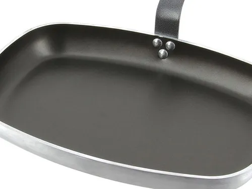 Sartén Rect.p/pescado,alum.antiad.38x26cm Pujadas Gris