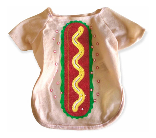 Polera Para Perrito/a - Nuevo / Estilo Hot Dog - Talla M