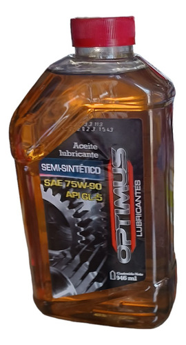 Aceite 75w90 De Trasmision Optimus 1/4 Galon