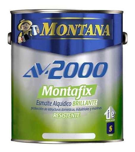 Pintura Aceite Brillante Blanco Av-2000 Montafix (cuartico)