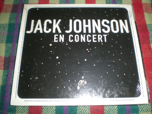 Jack Johnson /  En Concert Cd Digipack Nuevo Ri7