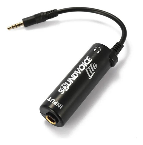 Conversor Soundvoice Lite Amplify It70 P2/p10 Preto 120mm