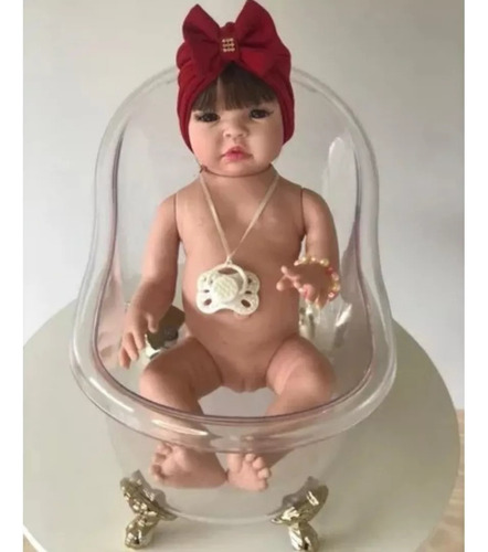 Bebê Reborn Com Itens Princesa Articulada Silicone + Bolsa