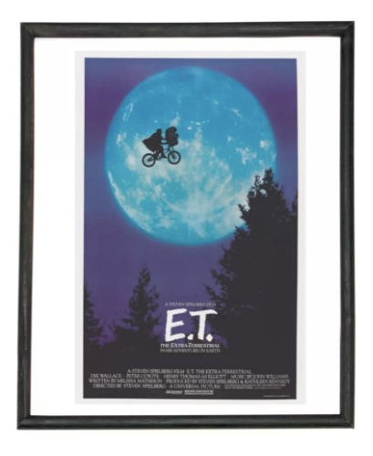 Poster Con Marco Decorativo:e.t El Extraterrestre