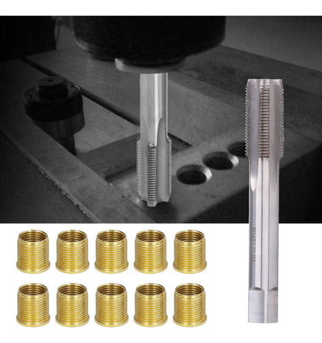 Para Rosca Bujía Gasolina M14x1.25 Insertos Y Kit Grifo
