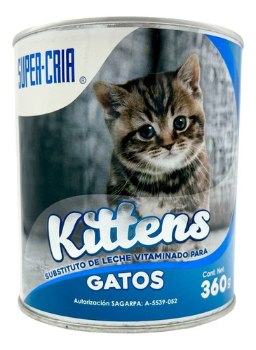 Substituto De Leche Gato Cachorro Super Cria Kitten 360g