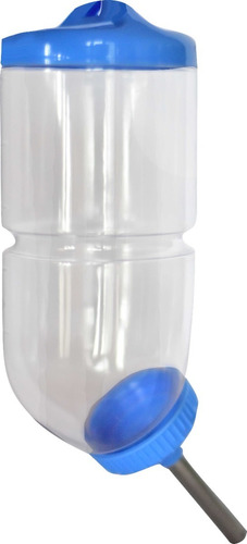 Bebedero Antigoteo Hamster Conejo Ratón Cuyo 500 Ml 6188 Color Azul