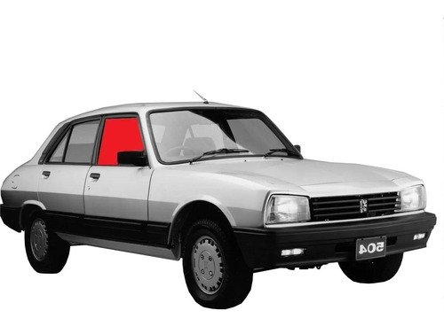 Vidrio Puerta Peugeot 504 1983 Al 1999 Delantero Derecho