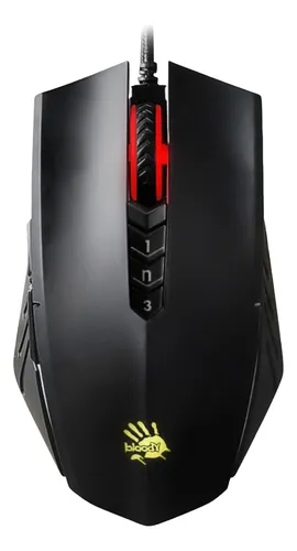 Bloody Ratón Óptico Para Juegos A70x Con Interruptor De G. Color A70x-negro Mate