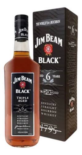 Whisky Jim Beam Black Triple Aged 6 Años X 750cc