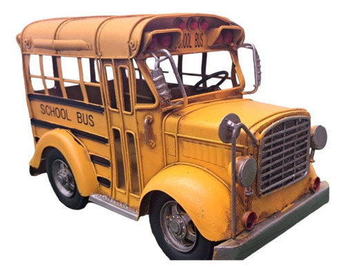 School Bus Decoración Metalico - S73742