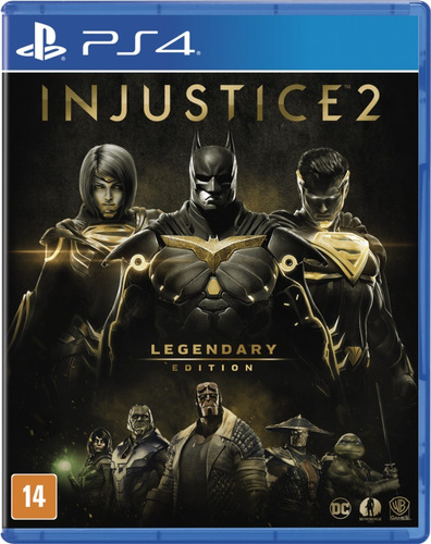 Injustice 2 Legendary Ps4 Mídia Física Novo 100% Português