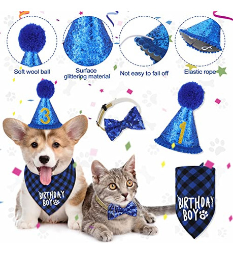 Fiesta De Cumpleaños Para Perros - Conjunto Elegante De