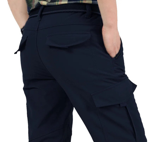 Pantalones Cargo De Forro Polar De Invierno Para Hombre, Gru