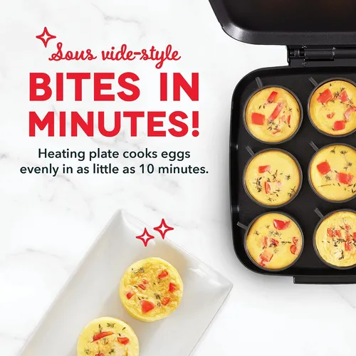 Máquina De Huevos Al Vacío Dash, 9 Porciones, Keto Y Paleo
