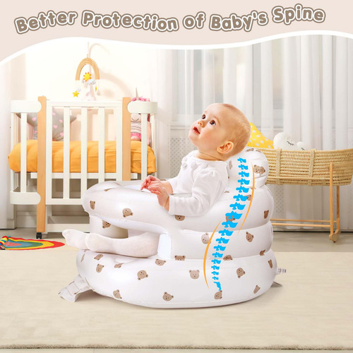 Asiento Inflable For Bebé For Bebés De 3 A 36 Meses, Silla