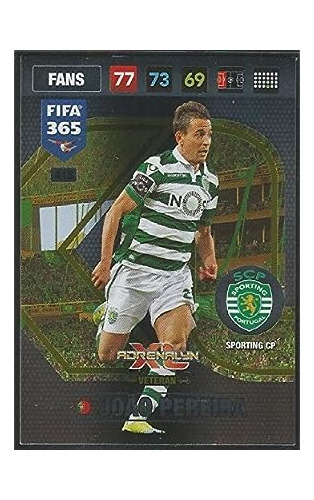 Carta Adrenalyn Xl Fifa 365 2017 /  Joao Pereira 415