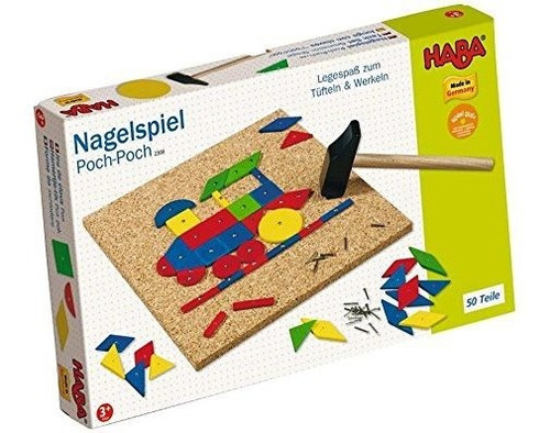 Haba Geo Forma Juego Con Clavos Juego Set - Hacer Diseños Ge