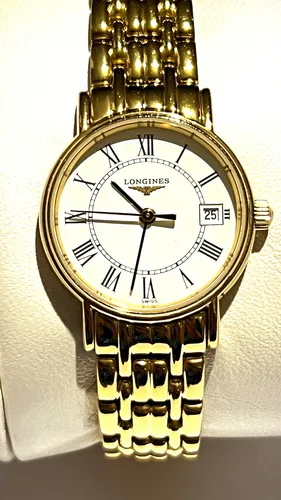 Reloj longines dorado deals