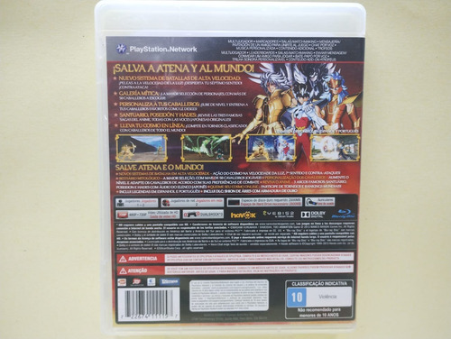 Los Caballeros Del Zodiaco | Soldados Valientes Ps3 Original (Reacondicionado)